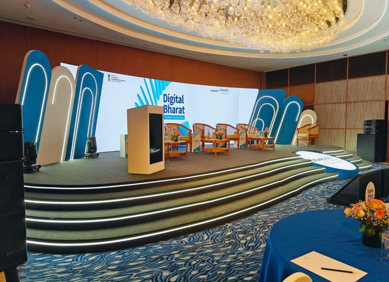 Digital Bharat Stage Production — Corporate event by Mirai Events in Five-Star Hotel, Bangalore